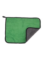 Тряпка для мытья автомобиля, CARTAGE, микрофибра, 350 г/м², 30×40 cм, зелено-серая - Фото 5