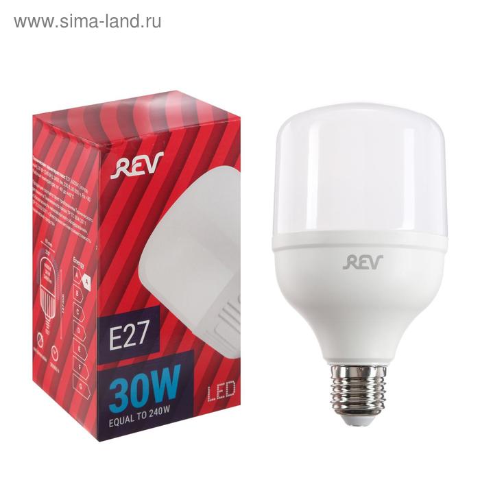 Лампа светодиодная REV PowerMax, T100, E27, 30 Вт, 6500 K, холодный свет - Фото 1