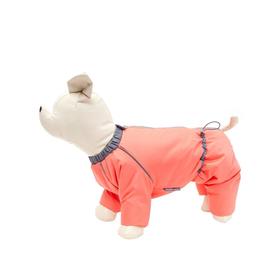 Комбинезон Osso «Снежинка» для собак, сука, размер 28 (ДС 28, ОШ 34, ОГ 46), коралловый