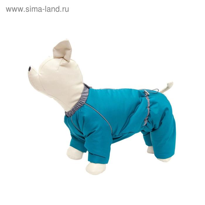 Комбинезон Osso «Снежинка» для собак, кобель, размер 37 (ДС 37, ОШ 42, ОГ 58), изумрудный - Фото 1