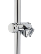 Душевая стойка ZEIN H01, с пластиковой прозрачной мыльницей и крепежом, хром - Фото 2