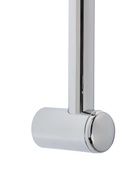 Душевая стойка ZEIN H01, с пластиковой прозрачной мыльницей и крепежом, хром - Фото 4