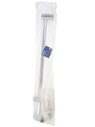 Душевая стойка ZEIN H01, с пластиковой прозрачной мыльницей и крепежом, хром - Фото 6