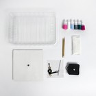 Рисование на воде: эбру «Квадратные часы» - Фото 2