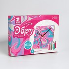 Рисование на воде: эбру «Квадратные часы» - Фото 3