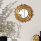 Зеркало настенное Sunshine, d=24 см, (d=11 см), цвет золотой - Фото 2