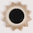 Зеркало настенное «Солнце», d=25 см, (d=11 см), цвет золотой - Фото 4