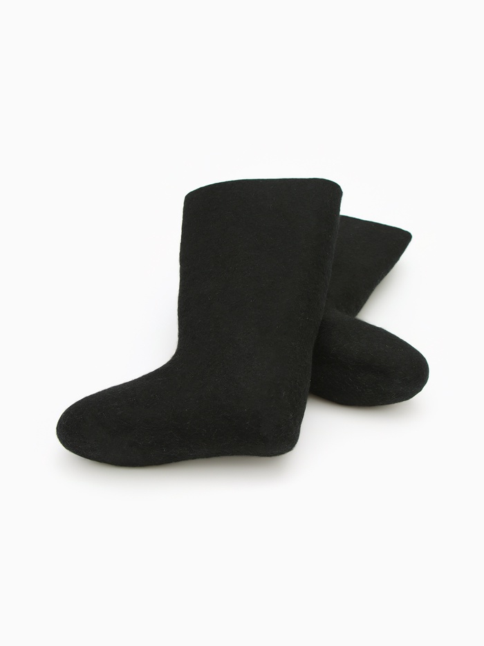 Валенки мужские, размер 44 (32), чёрные - Фото 1