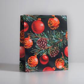 Пакет ламинированный вертикальный «Новогодняя ночь», XL 40 × 49 × 19 см
