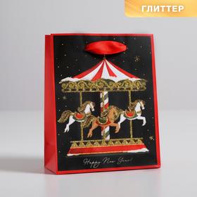 Пакет ламинированный вертикальный «New Year», S 12 × 15 × 5.5 см 4843312