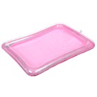 Надувная песочница с блёстками, 60х45 см, цвет розовый - фото 8954418