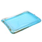 Надувная песочница с блёстками, 60х45 см, цвет голубой - Фото 2