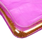 Надувная песочница для детской площадки, с блёстками, 60х45 см, цвет сиреневый - фото 8954424