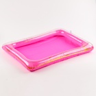 Надувная песочница с блёстками, 60×45 см, ярко-розовая - Фото 2