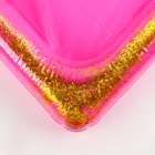 Надувная песочница с блёстками, 60×45 см, ярко-розовая - Фото 4