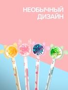 Ручка-прикол Calligrata «Блеск киска», чёрный стержень, гелевая, МИКС - Фото 2