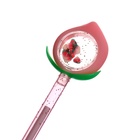 Ручка-прикол Calligrata «Блеск-клубничка», синий стержень, гелевая, МИКС  (артикул 5289584)  большой выбор товаров оптом и в розницу по низким ценам с доставкой