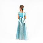 Карнавальный костюм детский «Элла», платье, плащ, диадема, жезл, коса, р. 28, рост 98-104 см - Фото 3