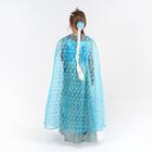 Карнавальный костюм детский «Элла», платье, плащ, диадема, жезл, коса, р. 28, рост 98-104 см - Фото 5