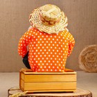 Оберег - домовой "Берендей в шляпе, сидит на сундуке", h = 32 см, микс - Фото 8