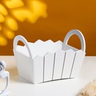 Подарочный ящик «Мария», 25×16×17 см, МДФ, белый - Фото 1