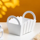 Подарочный ящик «Мария», 25×16×17 см, МДФ, белый - Фото 2