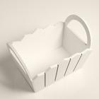 Подарочный ящик «Мария», 25×16×17 см, МДФ, белый - Фото 4