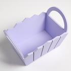 Подарочный ящик «Мария», 25×16×17 см, МДФ, сиреневый - Фото 4