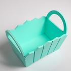 Подарочный ящик «Мария», 25.5×16.5×17.5 см, МДФ, цвет мятный - Фото 4