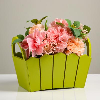 Подарочный ящик «Мария», 25×16×17 см, МДФ, цвет фисташковый