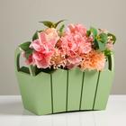 Подарочный ящик «Мария», 25.5×16.5×17.5 см, МДФ, цвет оливковый - Фото 1