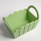 Подарочный ящик «Мария», 25.5×16.5×17.5 см, МДФ, цвет оливковый - Фото 4