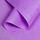 Пленка для цветов «Звездная ночь», светло фиолетовый, 0.57×5 м ±5% см - Фото 1