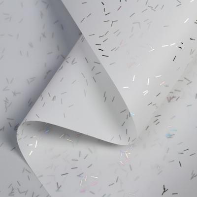 Пленка для цветов «Звездная ночь», 58 см × 5 м белый