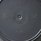 Горшок для цветов с поддоном «Призма», 1 л, пластиковый, графитовый - Фото 5