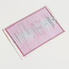 Папка для свидетельства о заключении брака «Мрамор с блестками», А5 - Фото 6