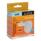 Лампа светодиодная Ecola Tablet, GX53, 6 Вт, 6000 К, 220 В, 27x75 мм, матовое стекло - Фото 1