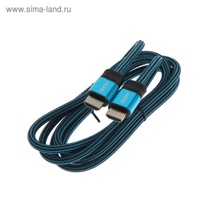 Кабель видео Cablexpert Gold CC-G-HDMI01, HDMI(m)-HDMI(m), вер 1.4, 1.8 м, синий - Фото 1