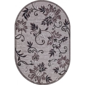 Ковёр овальный Merinos Silver, размер 150x400 см, цвет gray