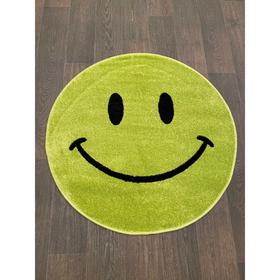 Ковёр круглый Merinos Smile, размер 100x100 см, цвет green