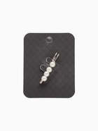 Булавка шар №4 «Жемчужная», 4 см, цвет белый в серебре - Фото 4