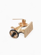 Брошь «Швейная машина», чёрная в золоте - Фото 5