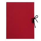 Папка архивная А4 на 2 завязках Calligrata 100мм, с гребешками, бумвинил, бордовая  (артикул 5420981)  большой выбор товаров оптом и в розницу по низким ценам с доставкой