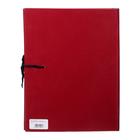 Папка архивная А4 на 2 завязках Calligrata 100мм, с гребешками, бумвинил, бордовая  (артикул 5420981)  большой выбор товаров оптом и в розницу по низким ценам с доставкой