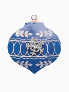 Брошь новогодняя «Снежинка», маленькая, белая в серебре - Фото 2