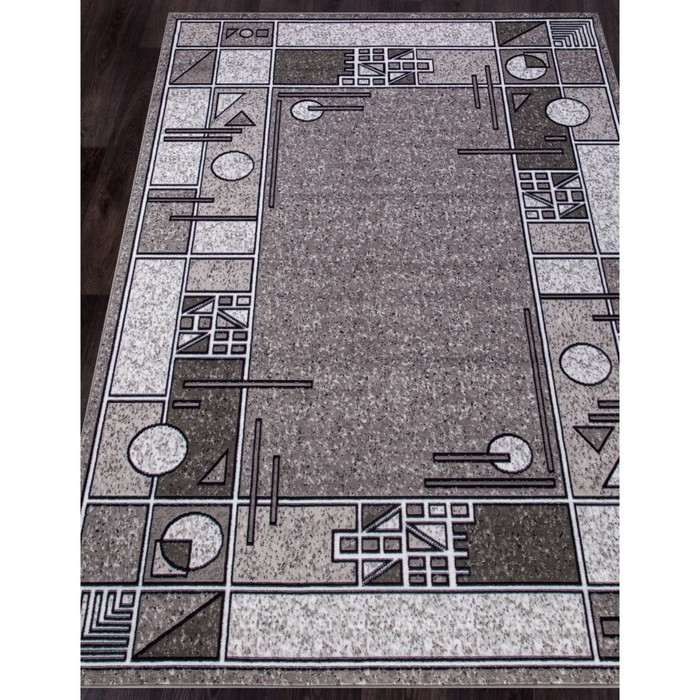 Ковёр прямоугольный Merinos Silver, размер 60x110 см, цвет gray - Фото 1