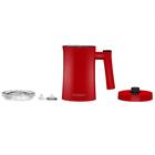 Вспениватель молока Oursson MF3500D/RD, 400 Вт, 3 режима, 0.35 л, красный - фото 51344684