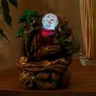 Фонтан настольный «Слоны с монетками, пальма», 20×13 см, с подсветкой - Фото 3