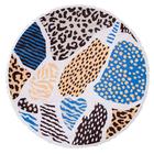 Полотенце пляжное Этель «Леопард», d 150см - фото 44471805