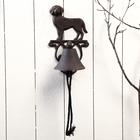 Колокол сувенирный металл "Собака" 24х10х13,5 см - фото 11070072